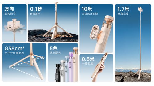 自拍杆新纪元！ 重新定义影像自由SEAJ